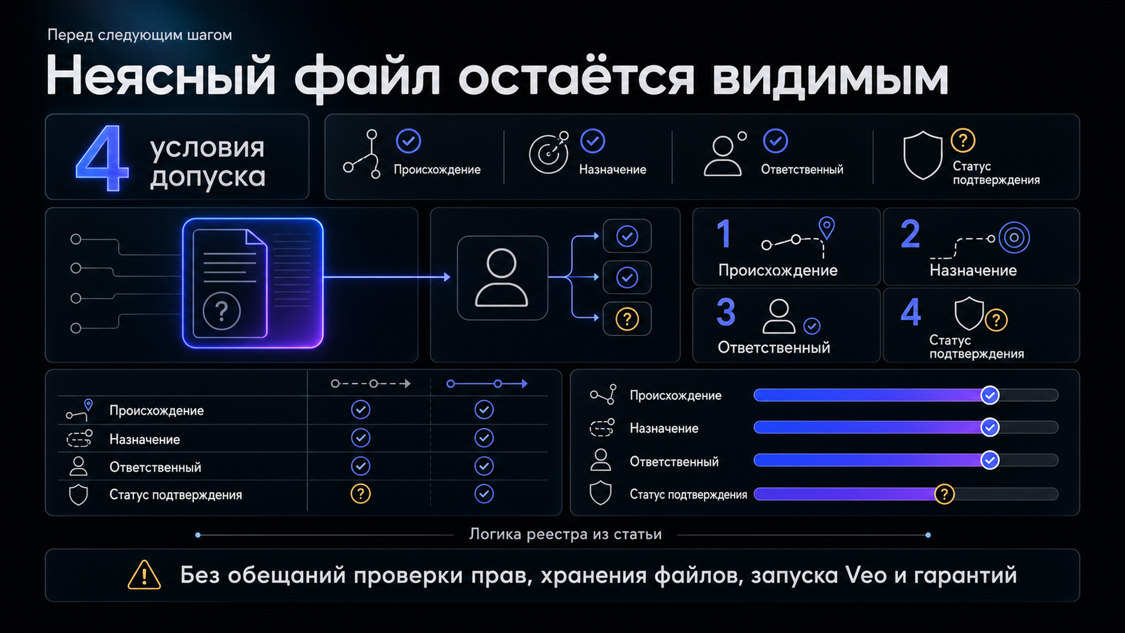 Сверить реестр перед продолжением