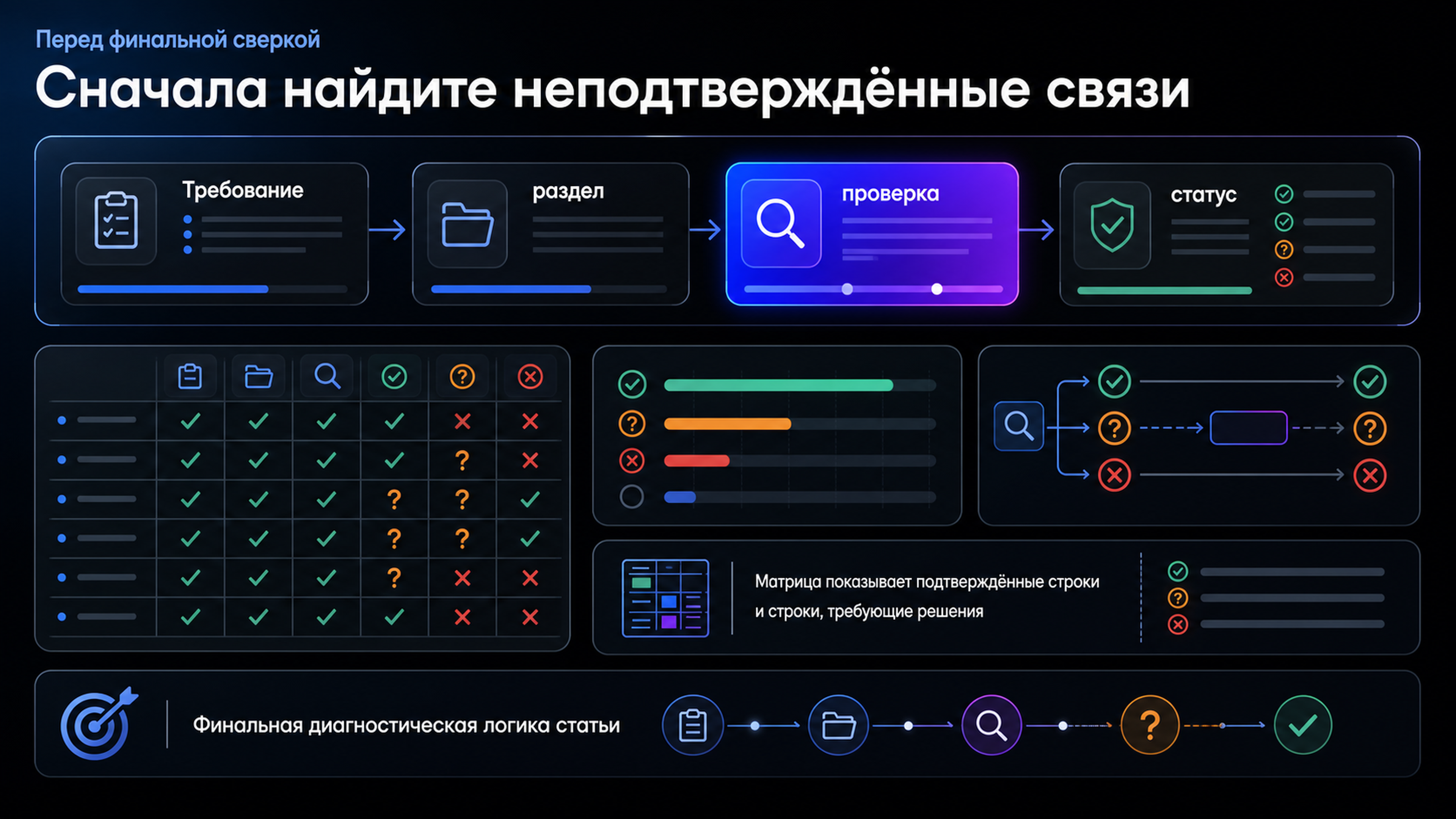 Открыть интерфейс для сопоставления матрицы