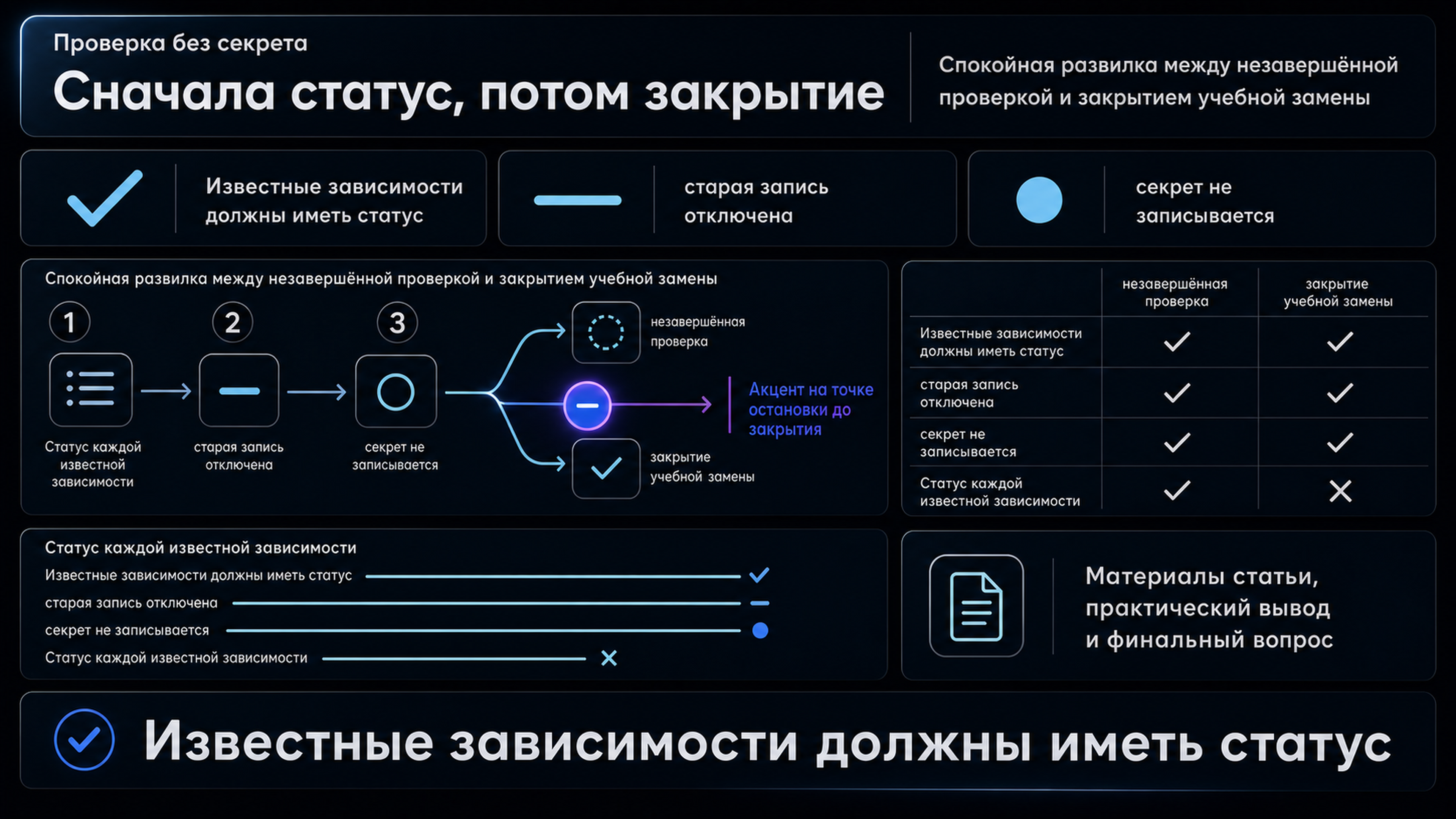 Мягкий переход к обсуждению карточки учебной замены