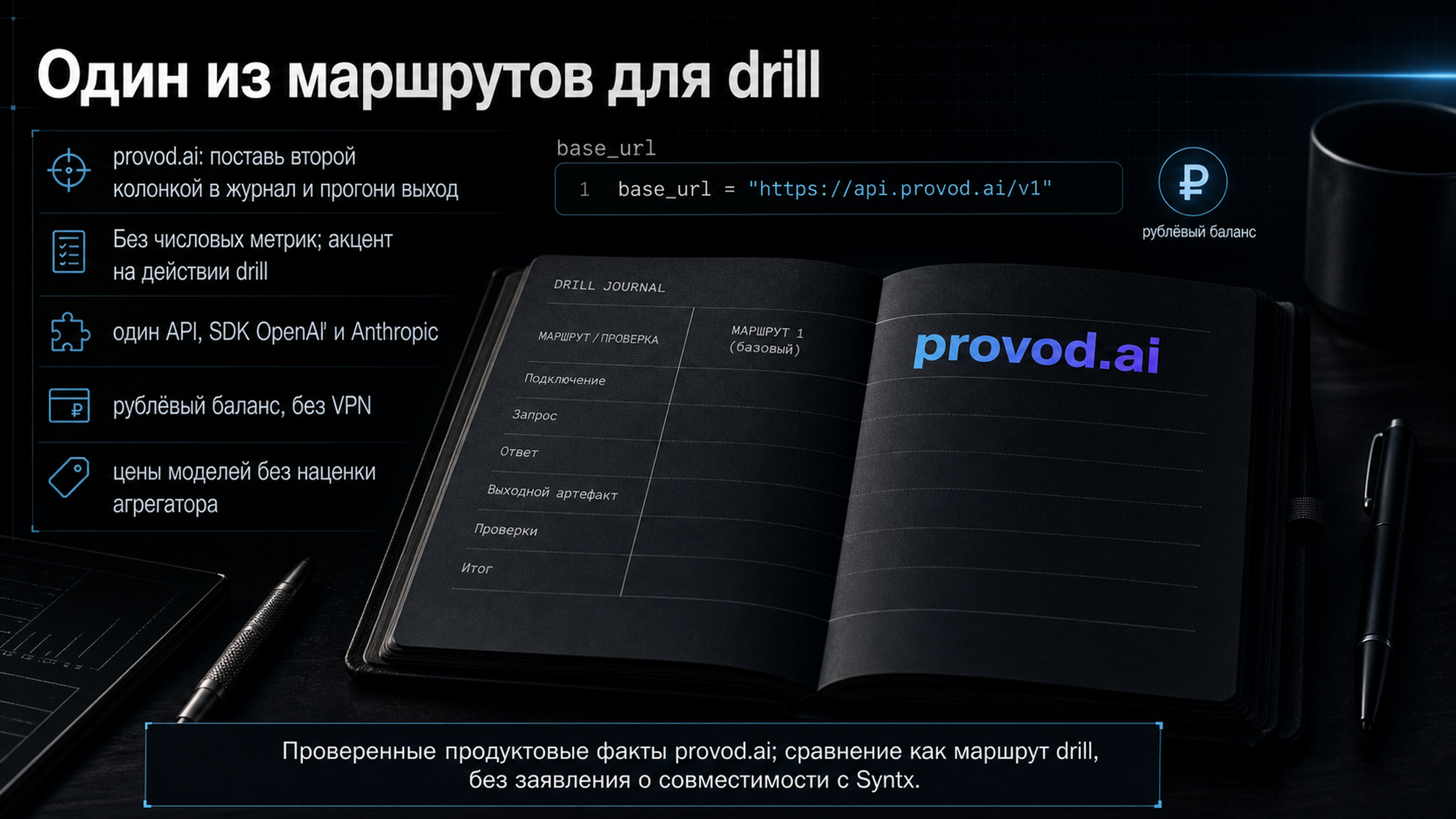 provod.ai как один из маршрутов для учебной миграции: второй столбец журнала drill