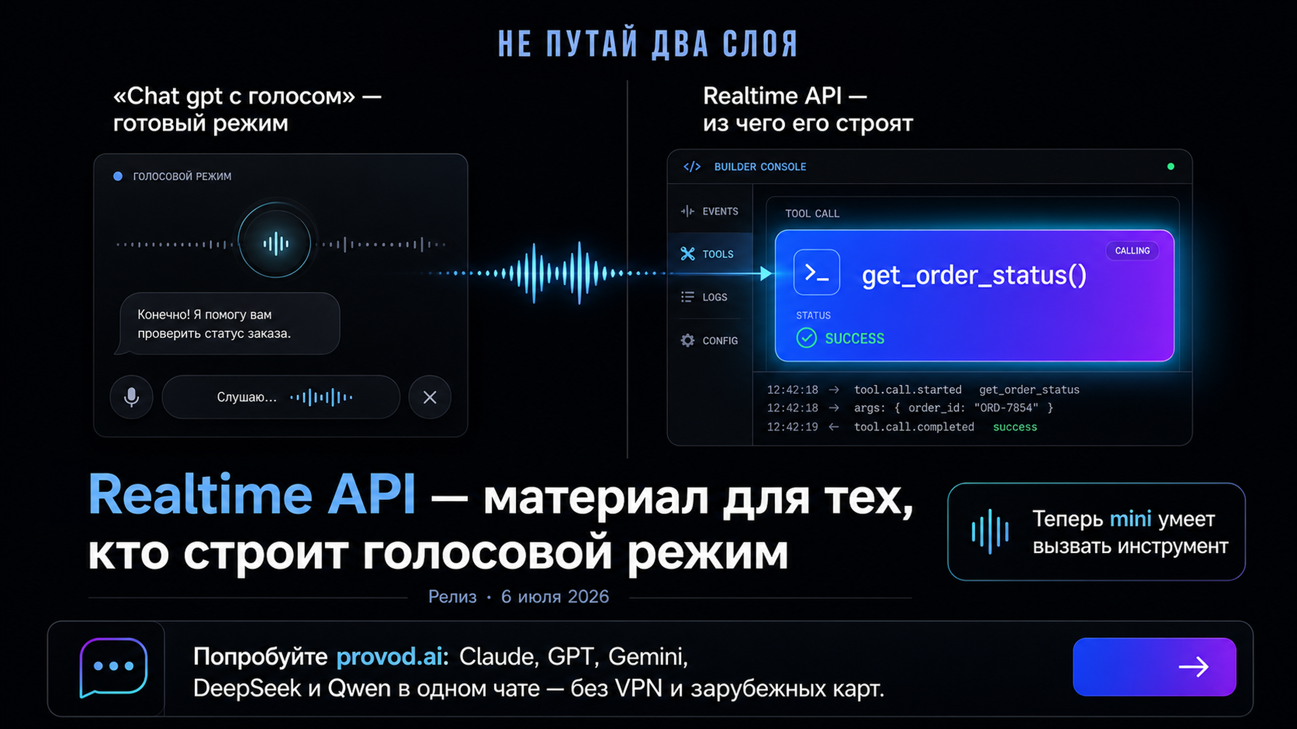 Мем про голосового агента, который наконец научился вызывать инструменты