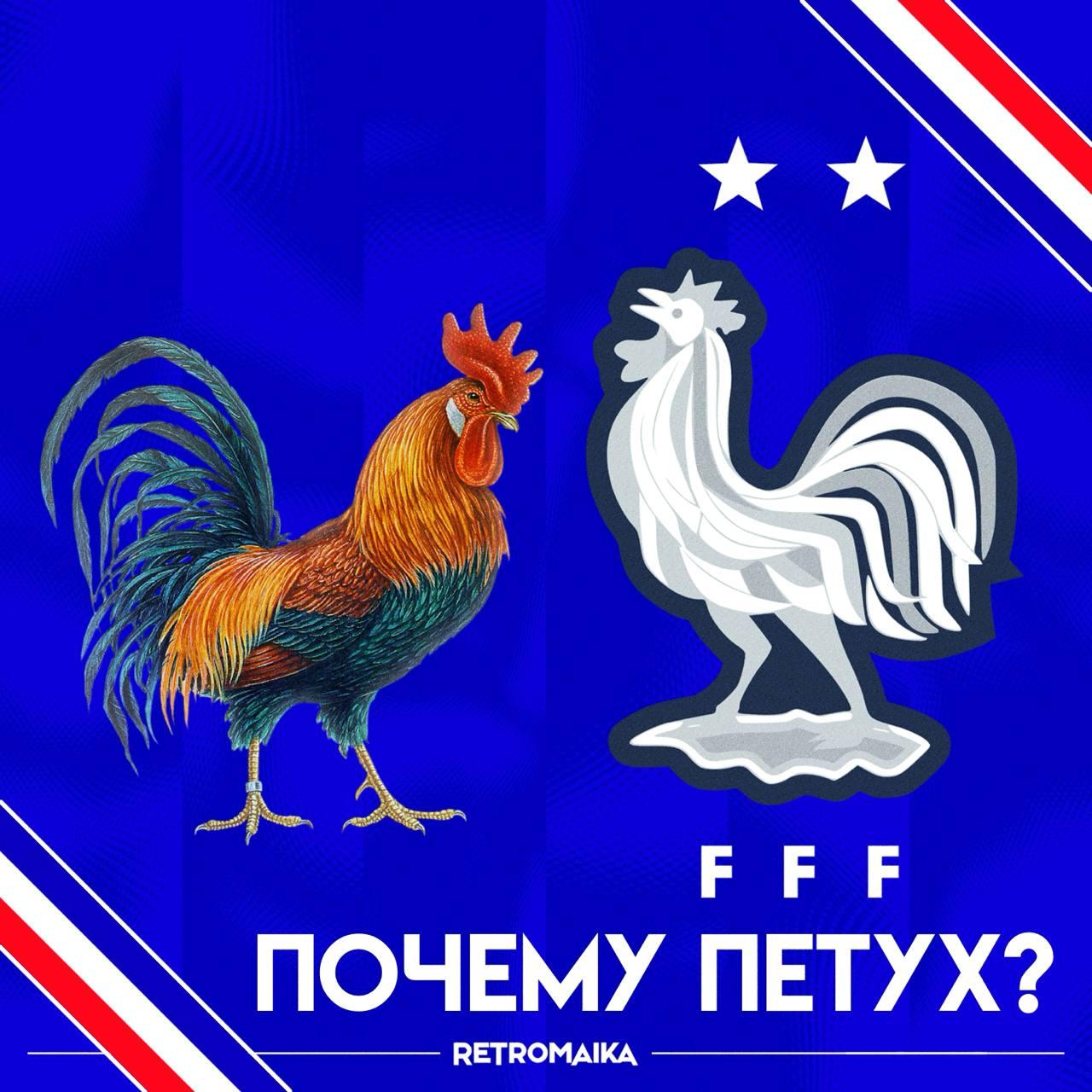 🇫🇷Петух символ двукратных чемпионов мира — почему?