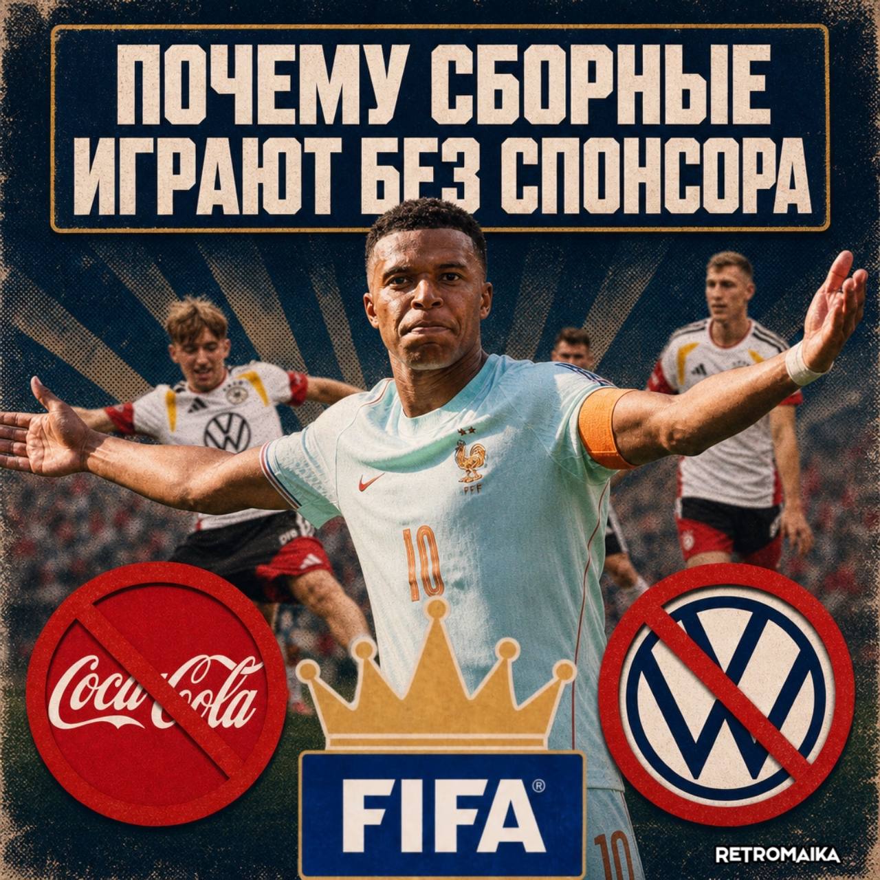 ПОЧЕМУ СБОРНЫЕ ИГРАЮТ БЕЗ СПОНСОРА