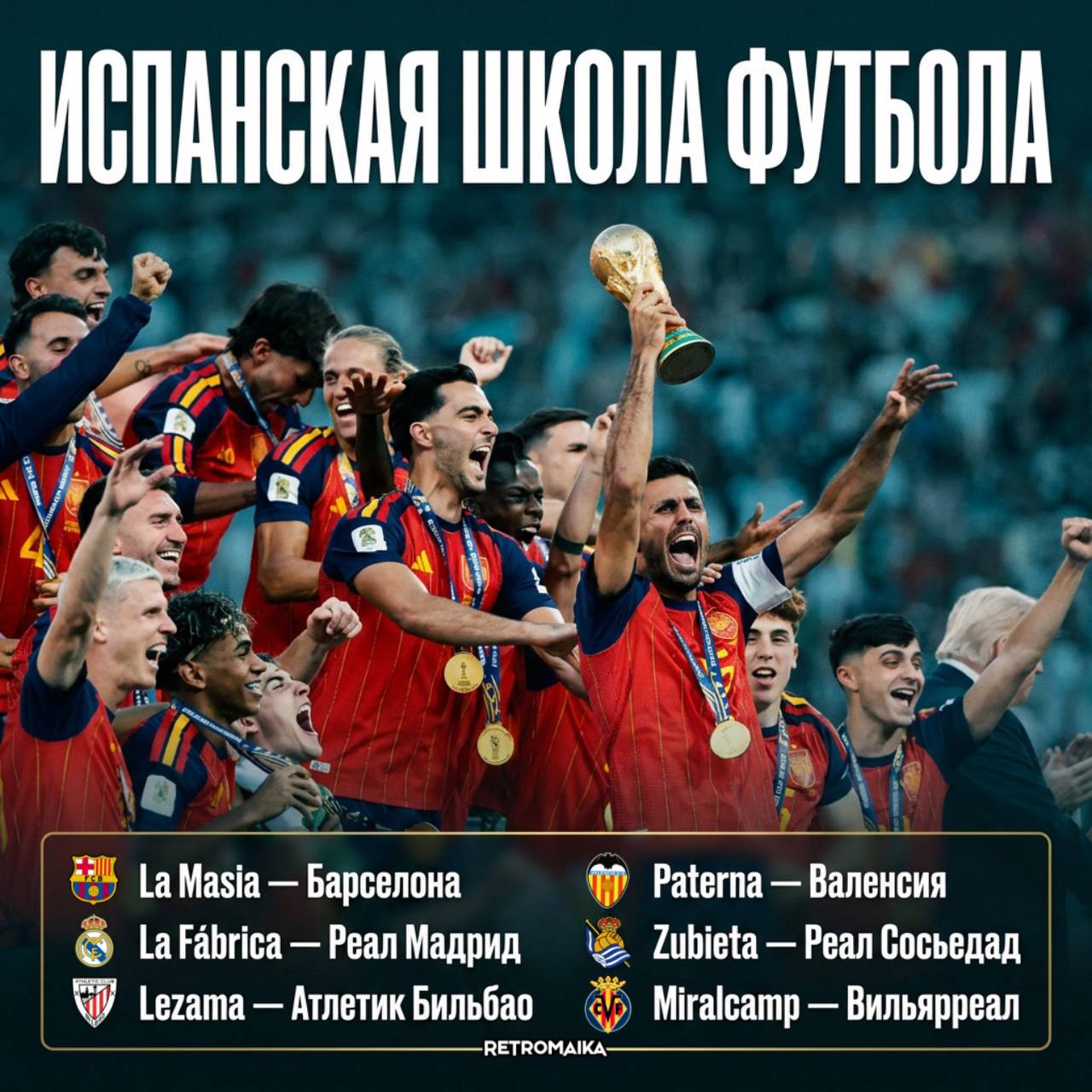 ИСПАНСКАЯ ШКОЛА ФУТБОЛА