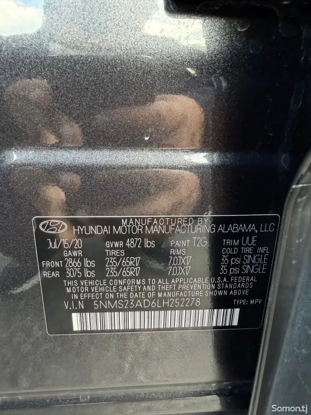 Hyundai Santa Fe 2020 · 2.0 AT
