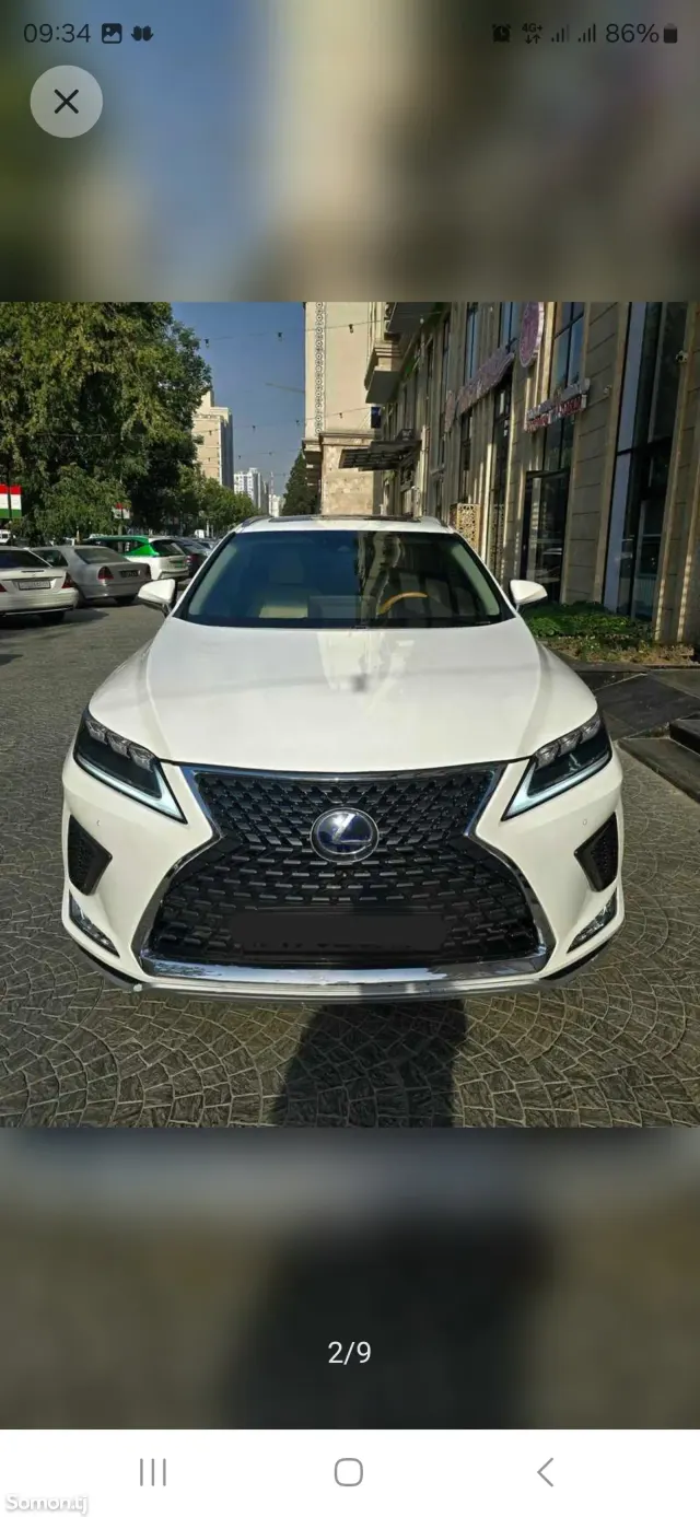 Lexus RX series 2020 · AT