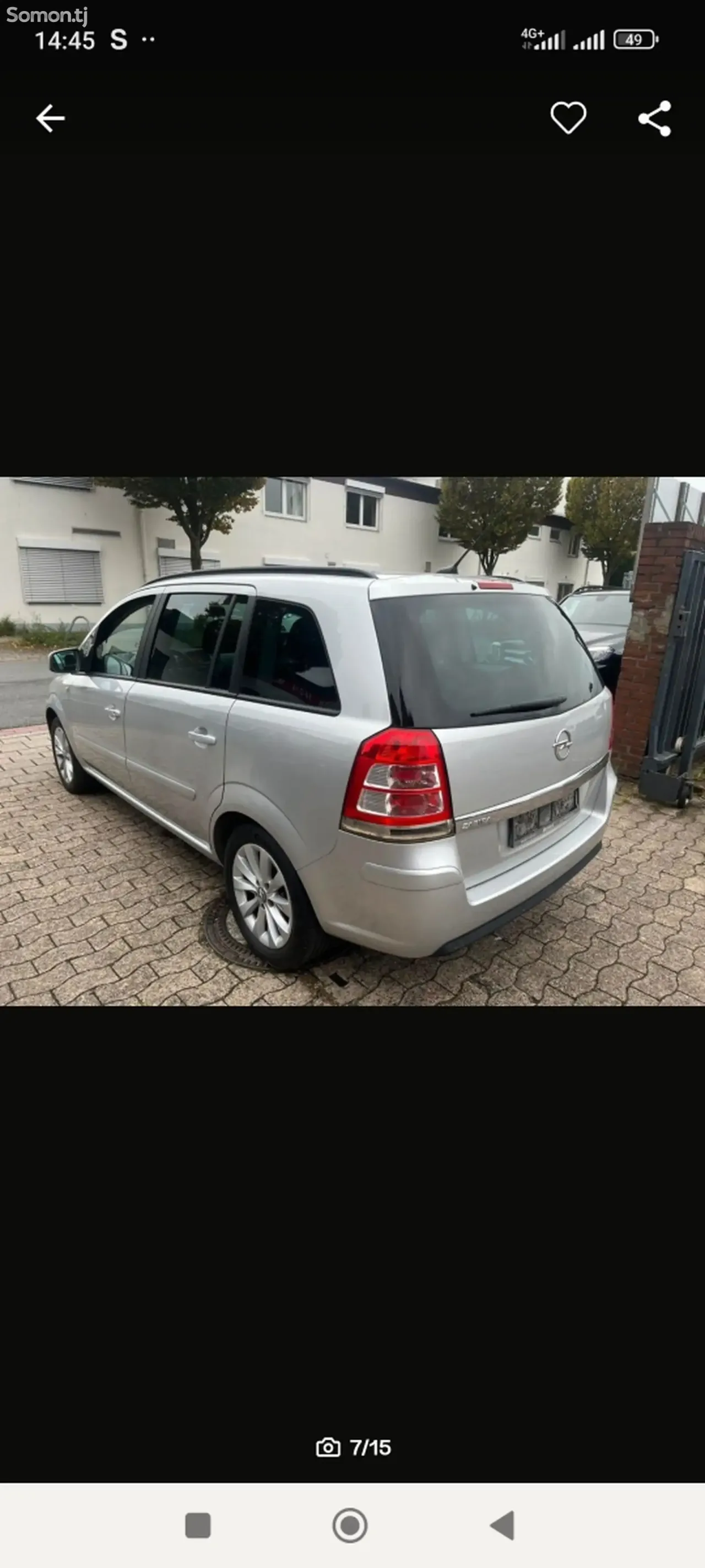 Opel Zafira 2014 · 1.8 MT
