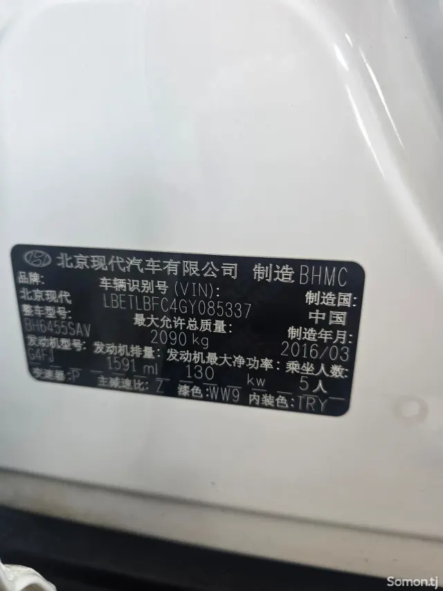 Hyundai Tucson 2016 · 1.6 AT