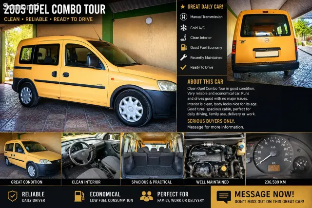 Opel Combo 2005 · 1.4 MT