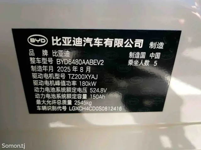BYD Sea Lion 06 2025 · AT