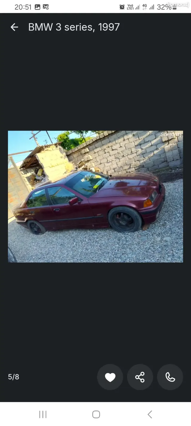 BMW 3 series 1997 · 1.8 MT