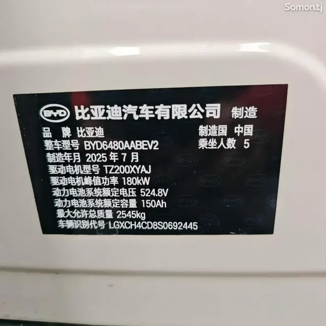 BYD Sea Lion 06 2025 · AT