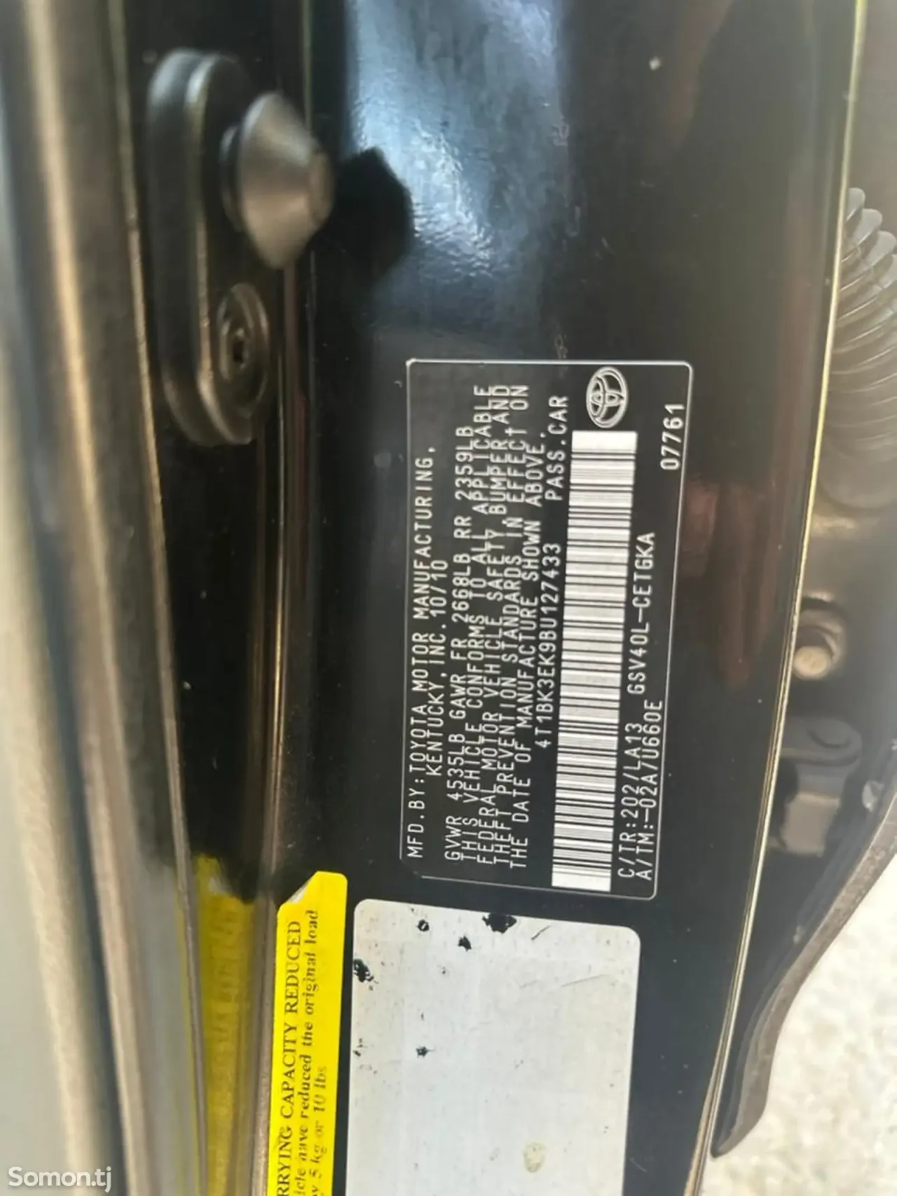 Toyota Camry 2011 · 3.5 AT