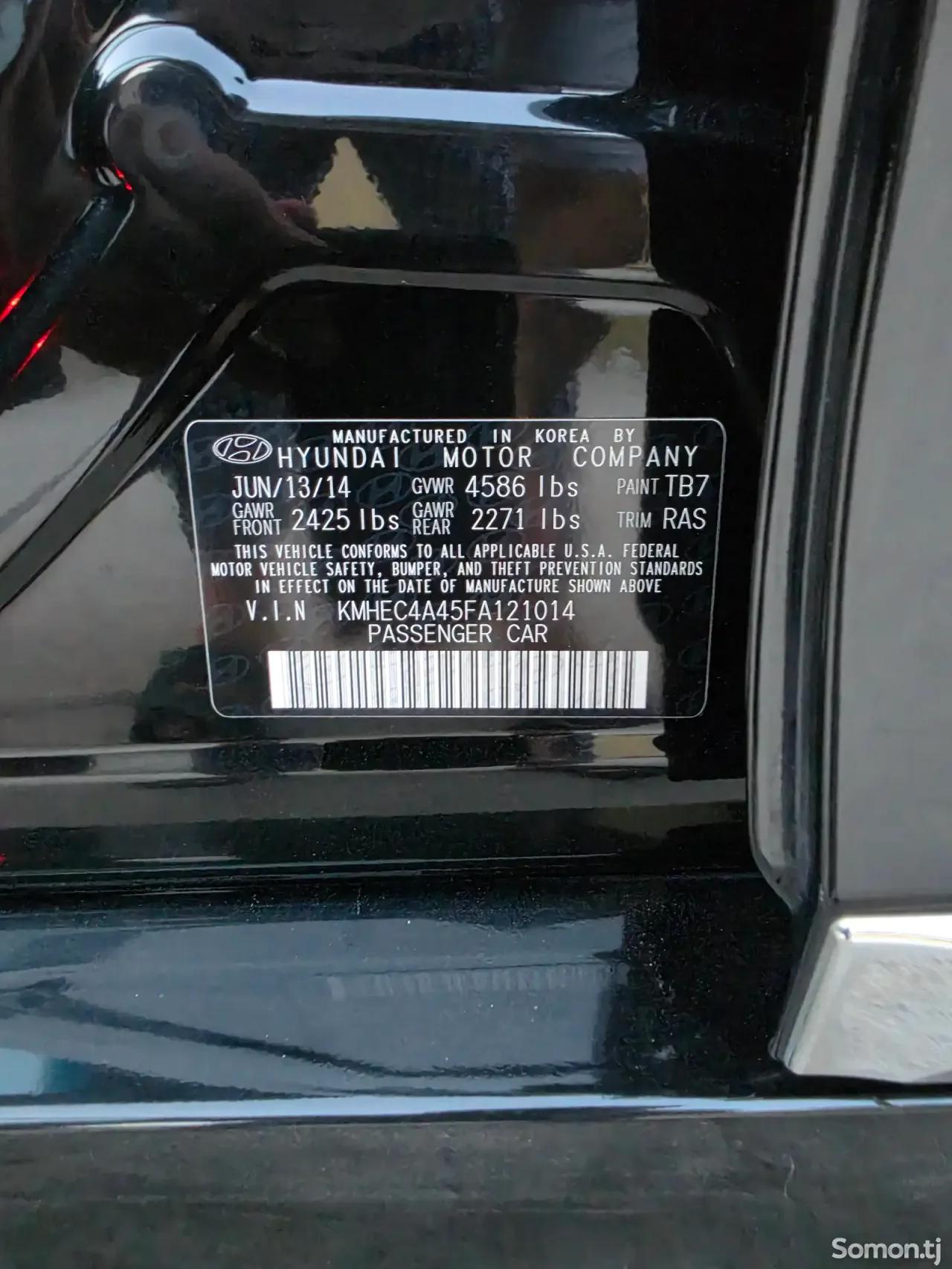 Hyundai Sonata 2015 · 2.4 AT