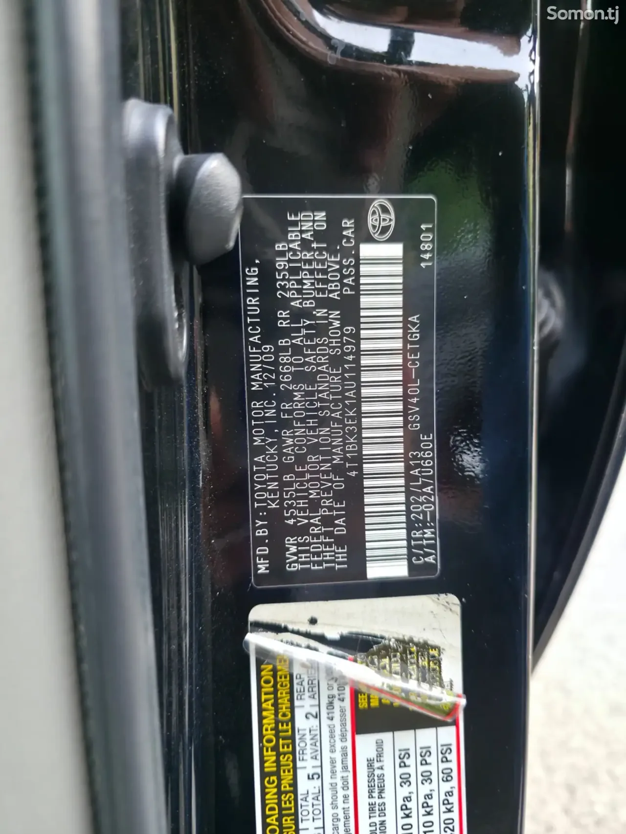 Toyota Camry 2010 · 3.5 AT