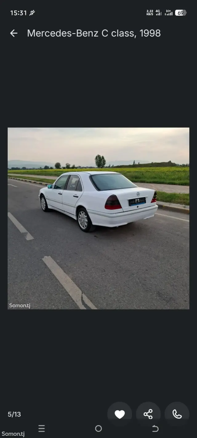 Mercedes-Benz C class 1997 · 2.0 MT