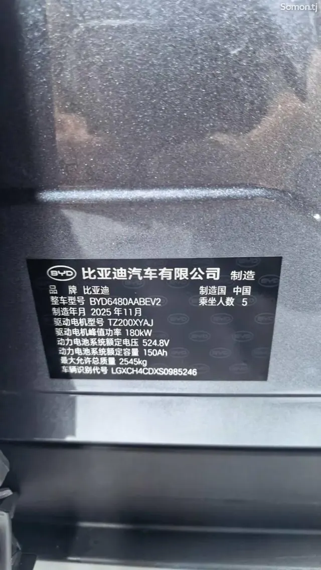 BYD Sea Lion 06 2025 · AT