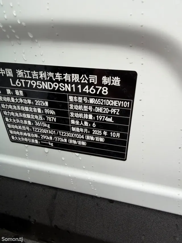 Zeekr 009 2025 · 2.8 AMT