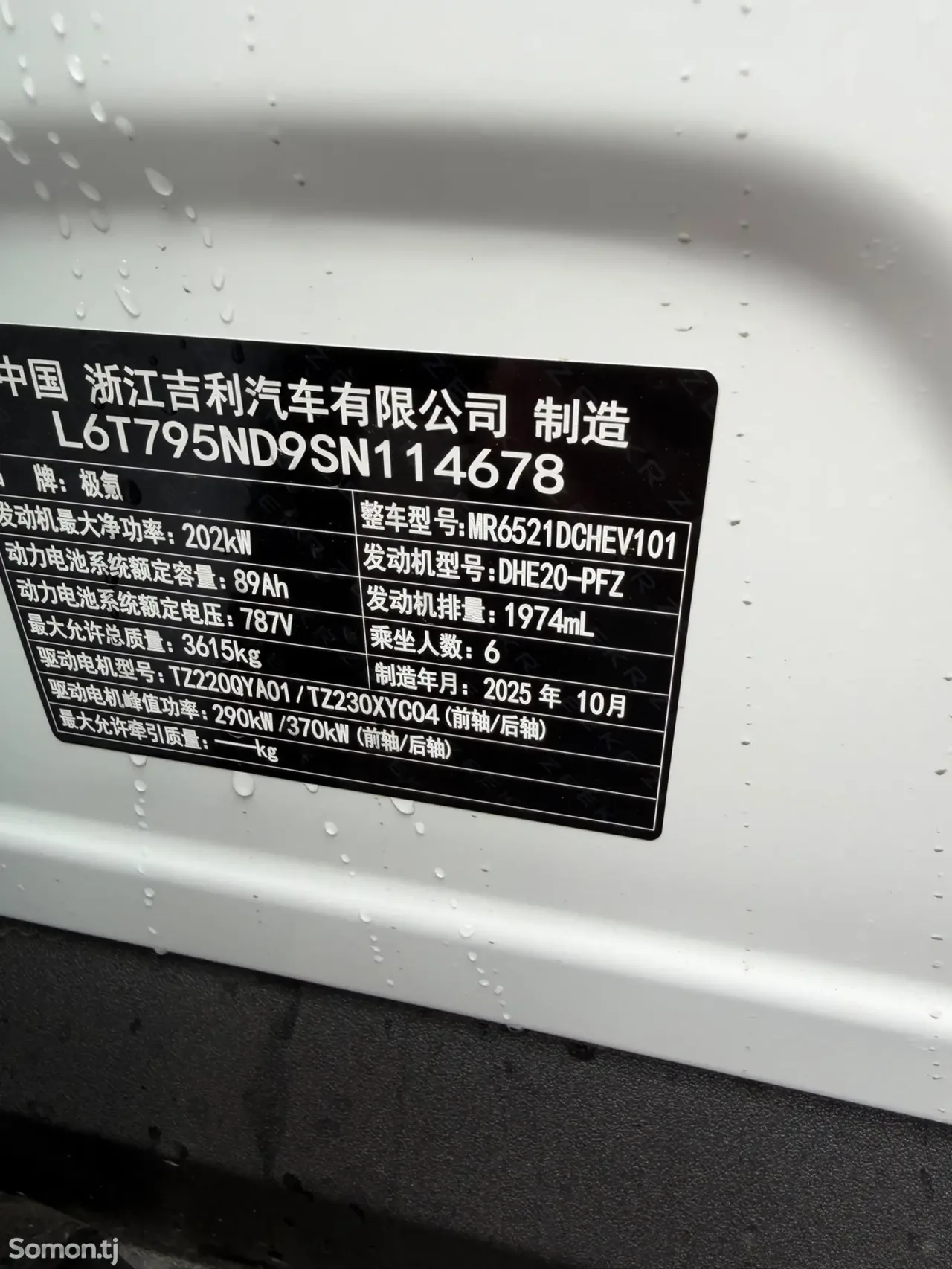 Zeekr 009 2025 · 2.8 AMT