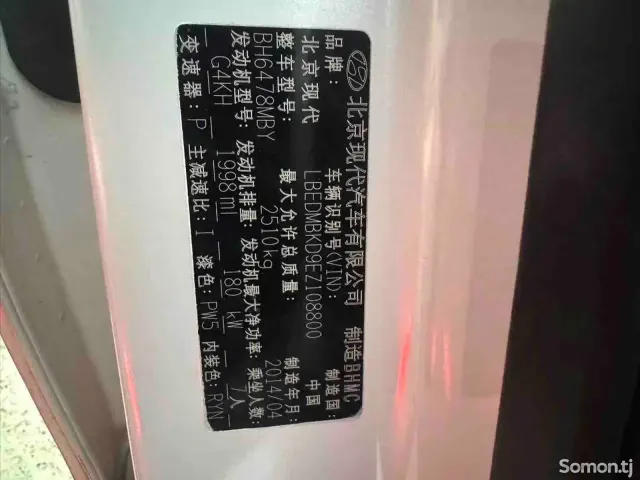 Hyundai Santa Fe 2014 · 2.0 AT
