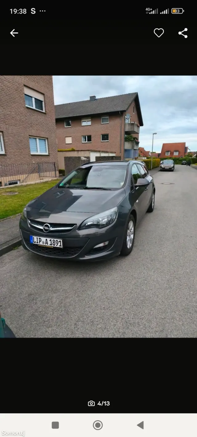 Opel Astra J 2014 · 1.4 MT