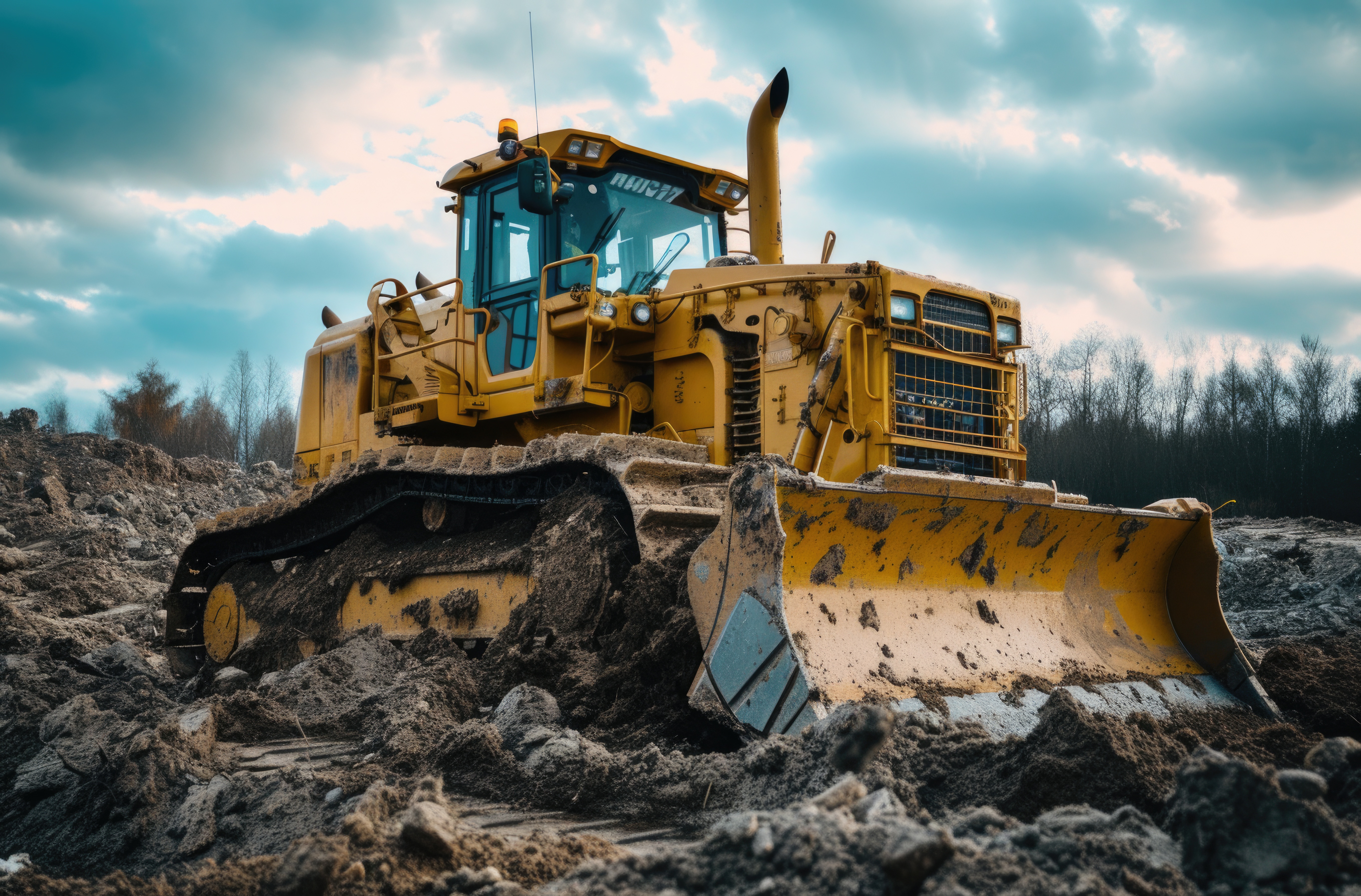 Heavy Machinery Used Construction Industry Engineering