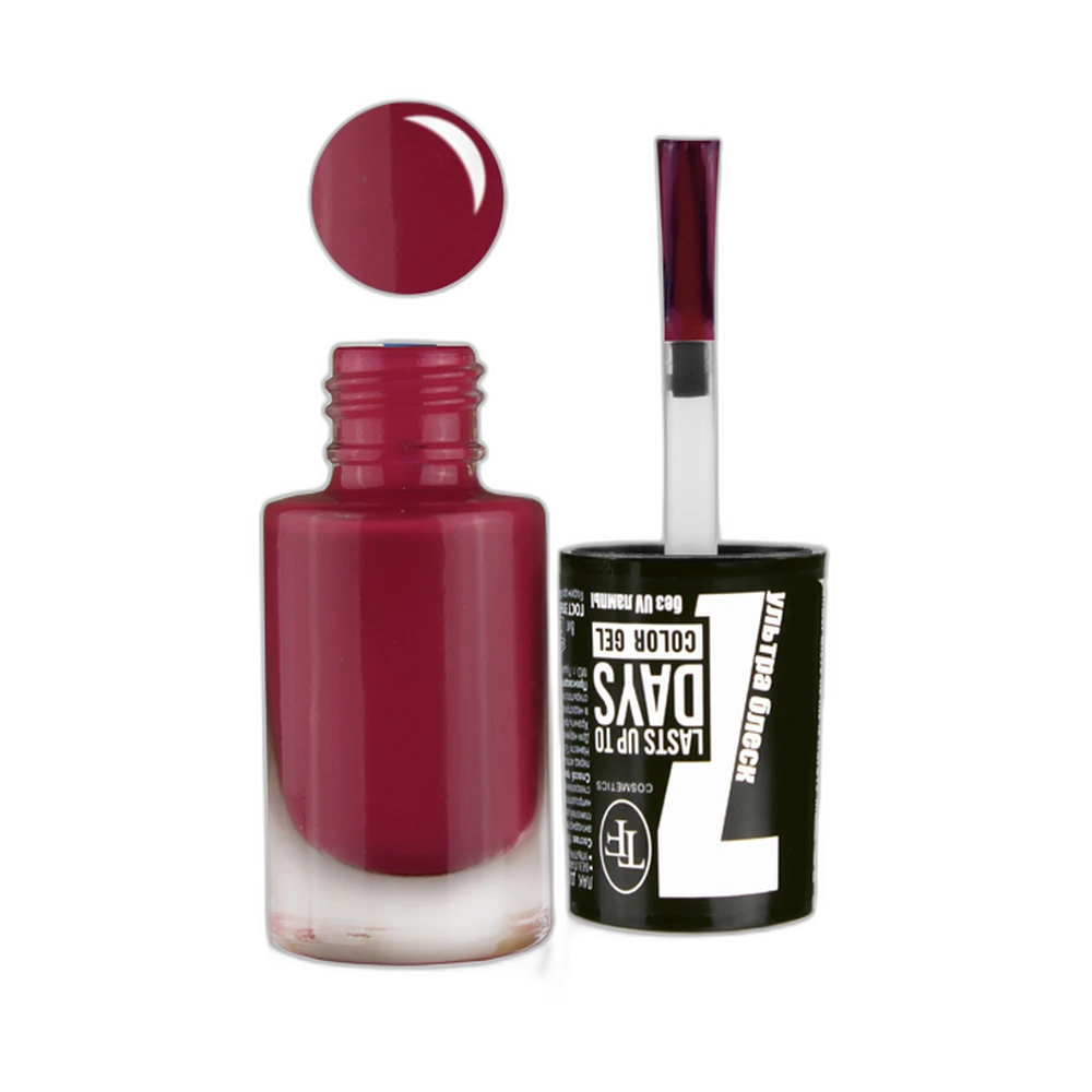 Триумф tf Лак-Гель без UF лампы Color gel lasts up to 7 days 282 Винная ягода 45915