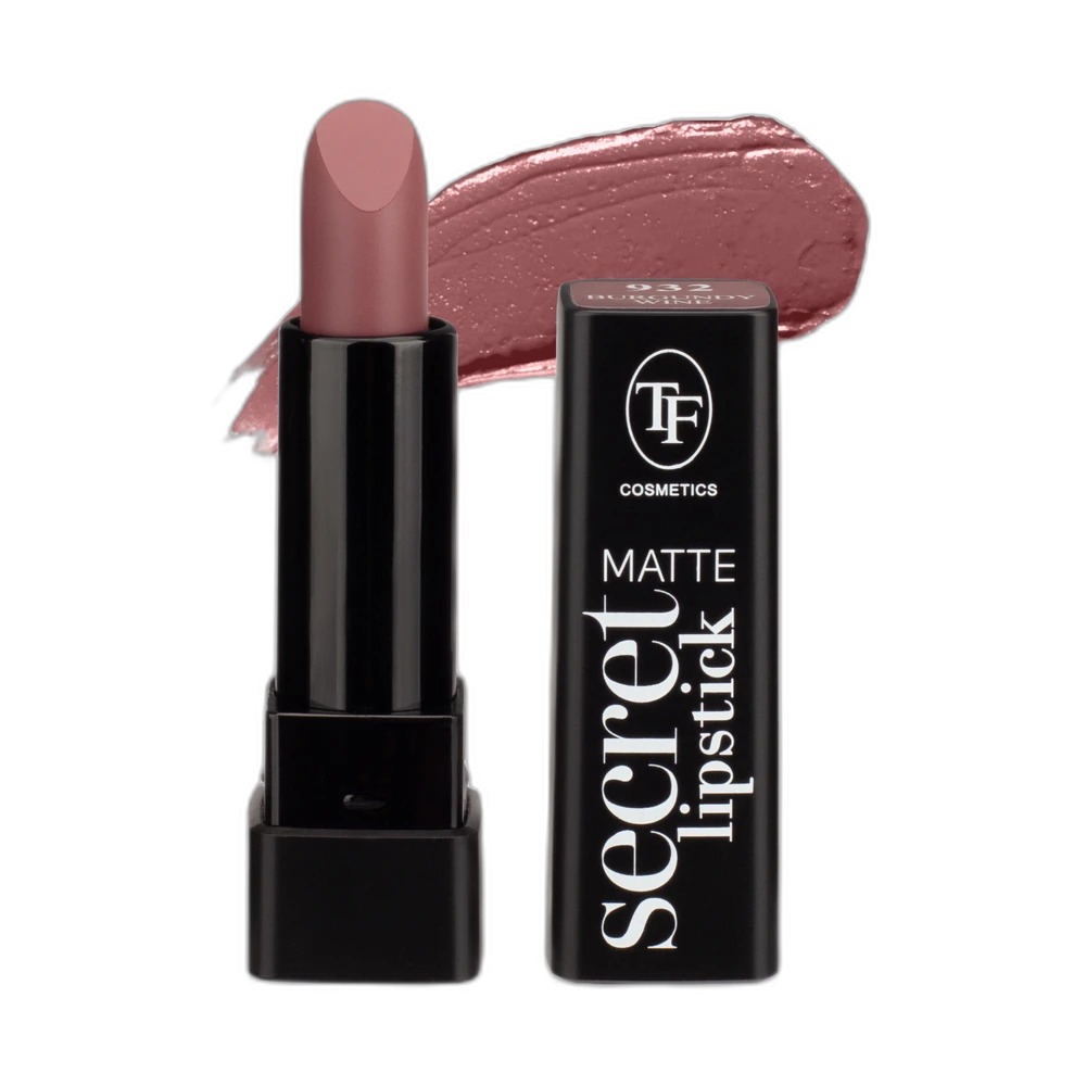 Триумф tf Помада для губ матовая Matte Cecret 932 Burgundy wine 14187