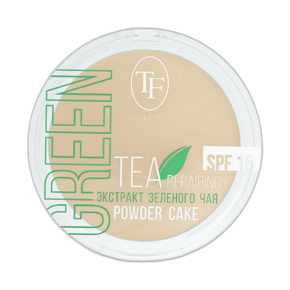 Триумф tf Пудра для лица Compact Powder Green Tea 02 слоновая кость 03610