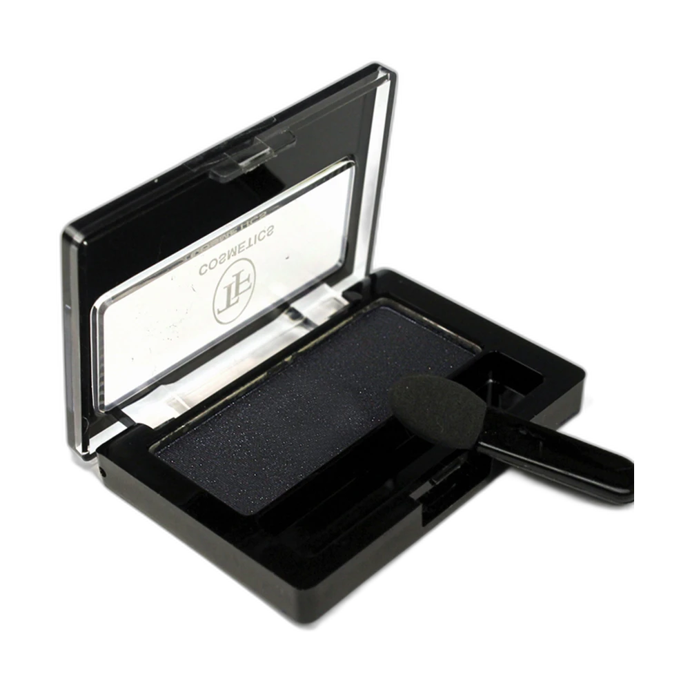 Триумф tf Тени для век одноцветные Expertcolor Eyeshadow Mono iconic 174 черные искры 13364