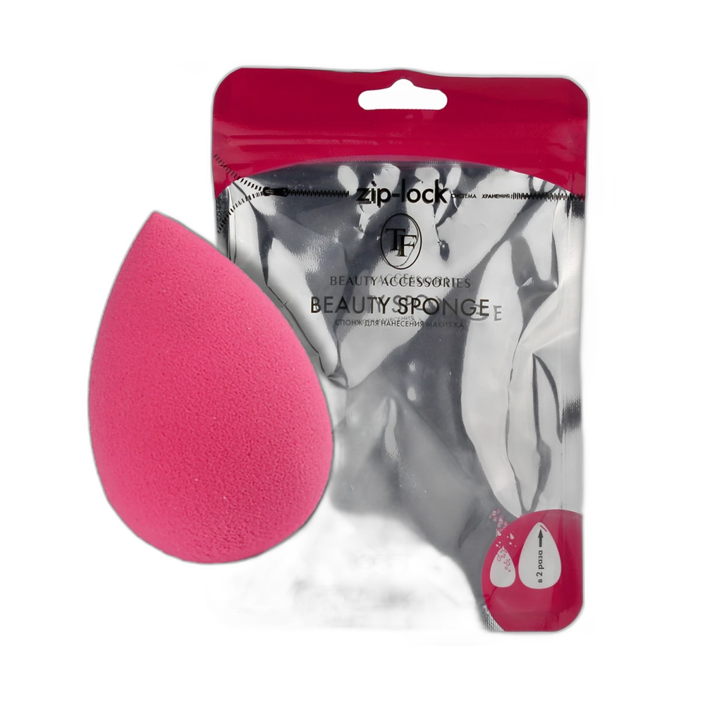 Триумф аксессуары CTT-33 Спонж для нанесения макияжа Pop-pink 1шт 00742