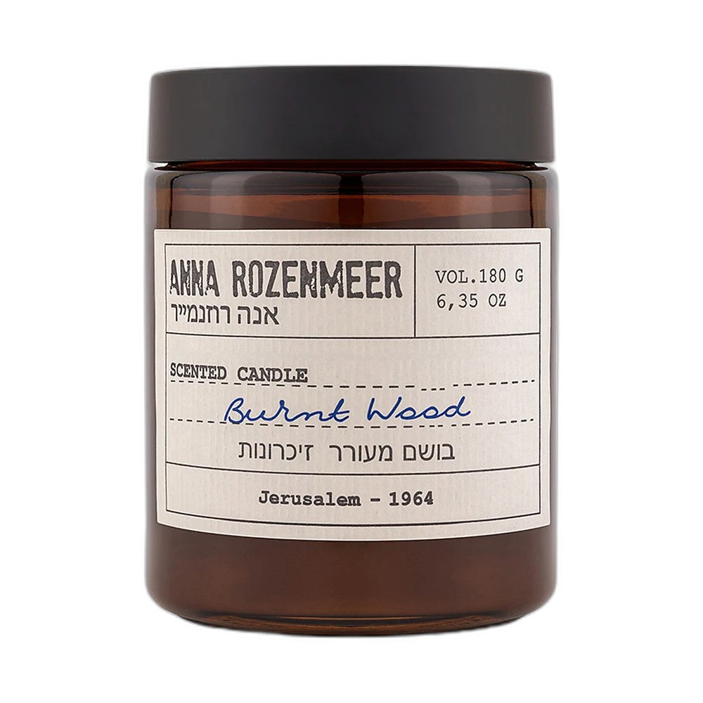 ANNA ROZENMEER BURNT WOOD 180g candle