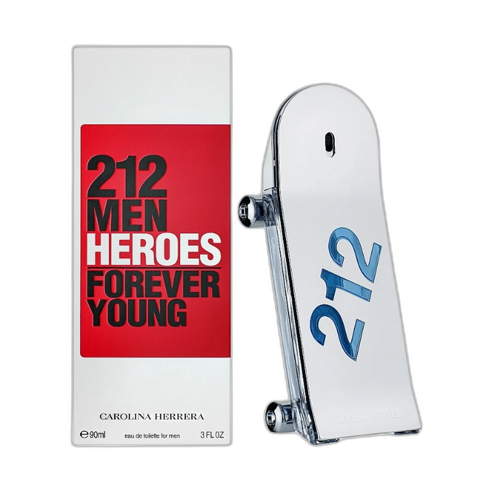 CAROLINA HERRERA 212 MEN HEROES FOREVER YOUNG 90ml тестер
