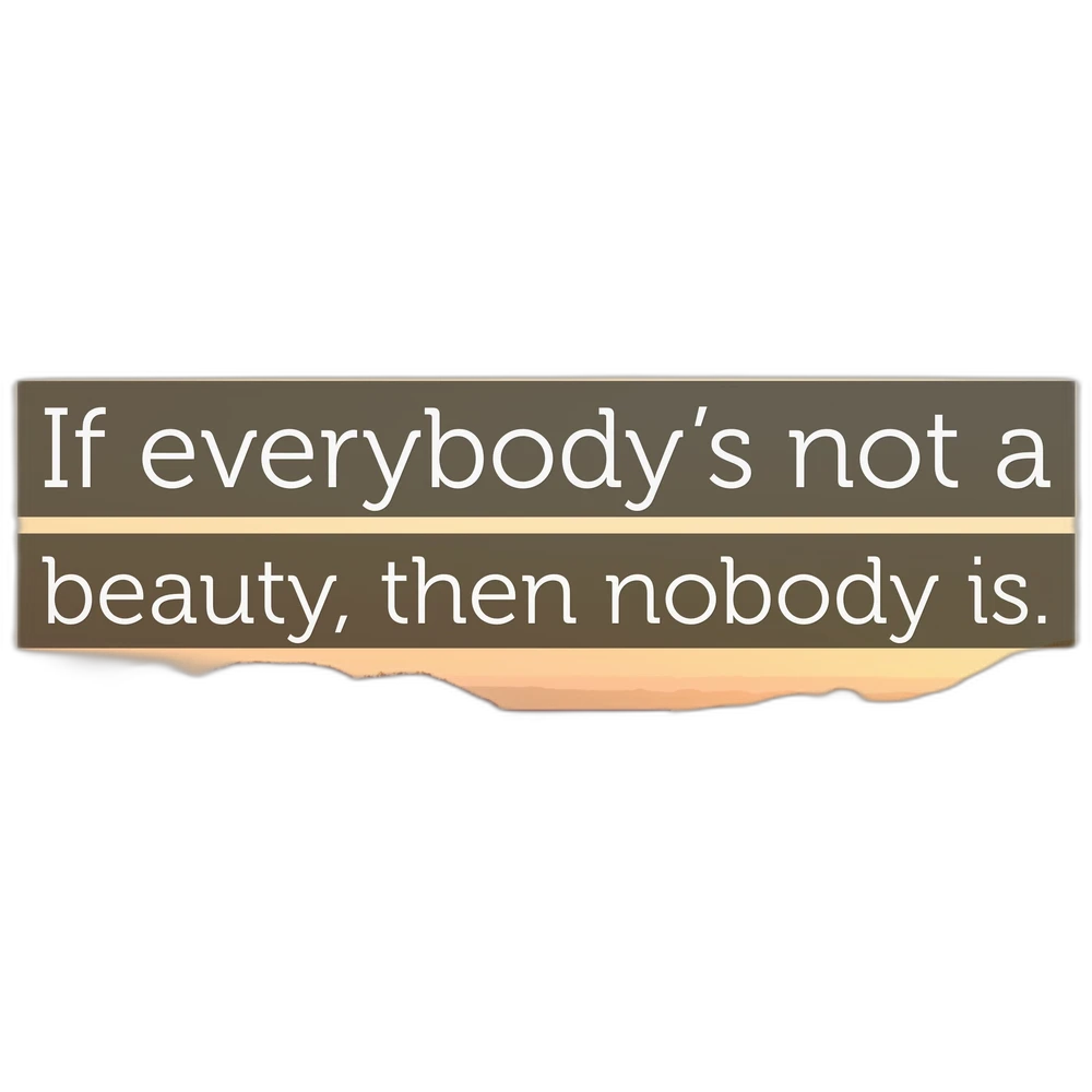 COMME DES GARCONS ANDY WARHOLS IF EVERYBODYS NOT A BEAUTY, THEN NOBODY IS 100ml