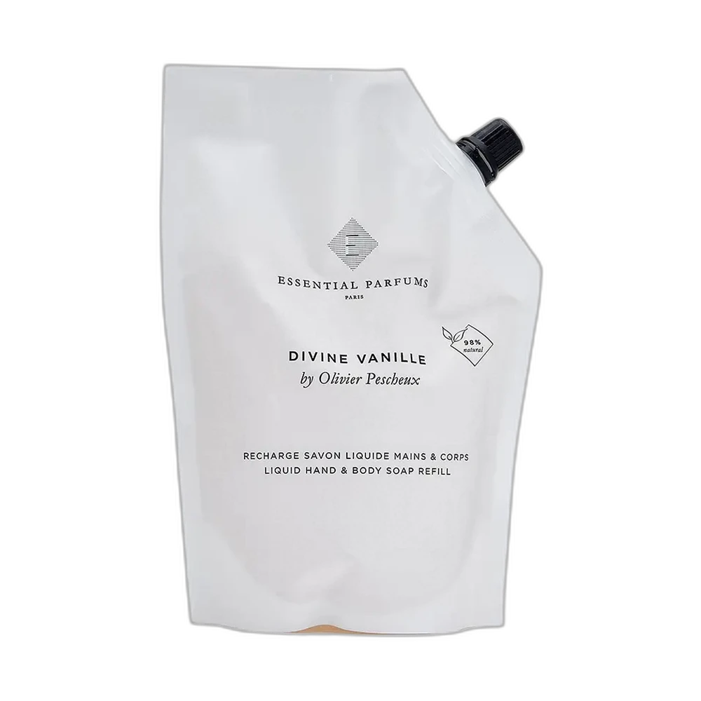 ESSENTIAL PARFUMS DIVINE VANILLE 500ml soap refill