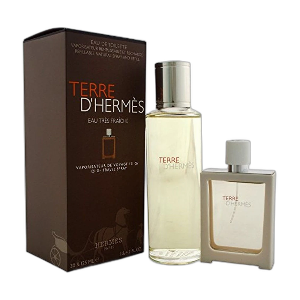 HERMES TERRE DHERMES EAU TRES FRAICHE 30ml + 125ml сменный блок