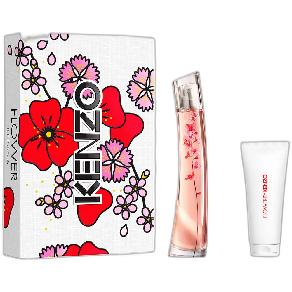 KENZO FLOWER IKEBANA 75ml +10ml + 75ml body milk