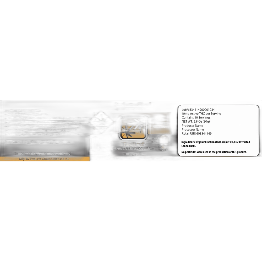 LABEL CANNABIS & TOBACCO 50ml
