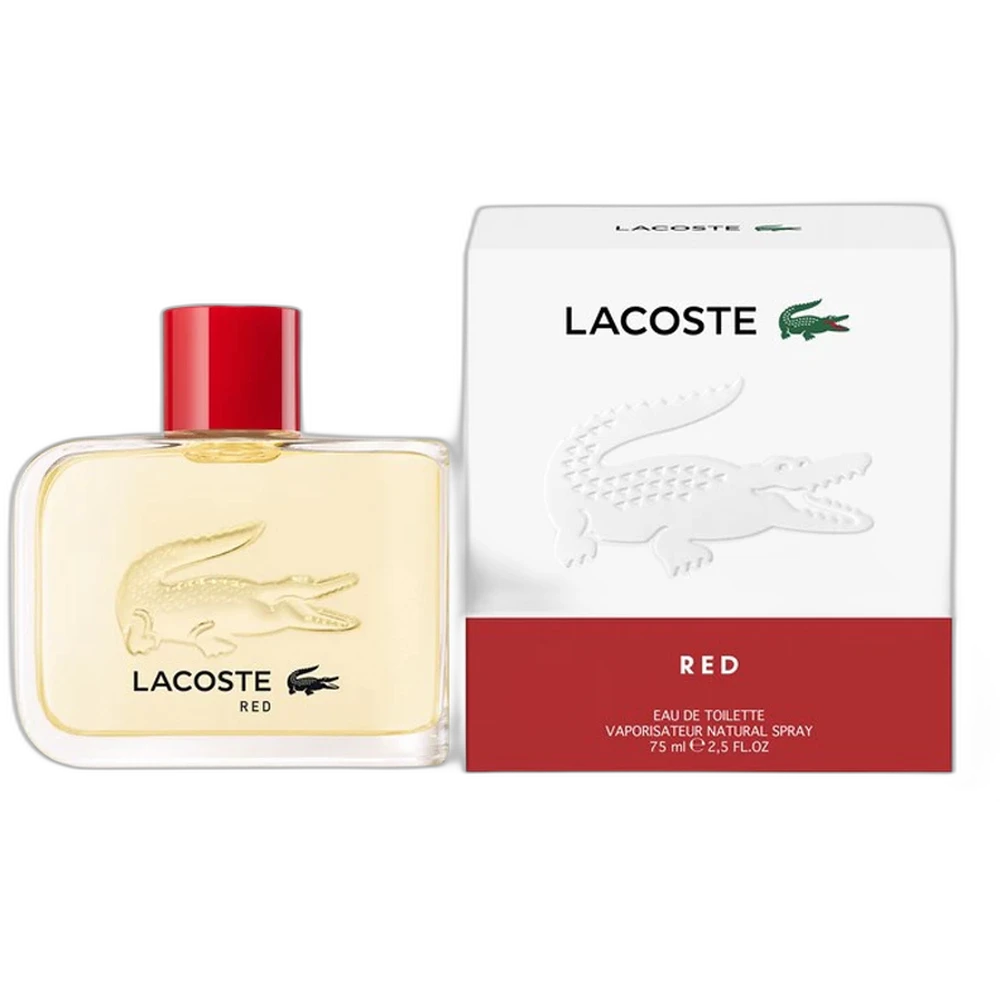 LACOSTE RED edt (m) 75ml