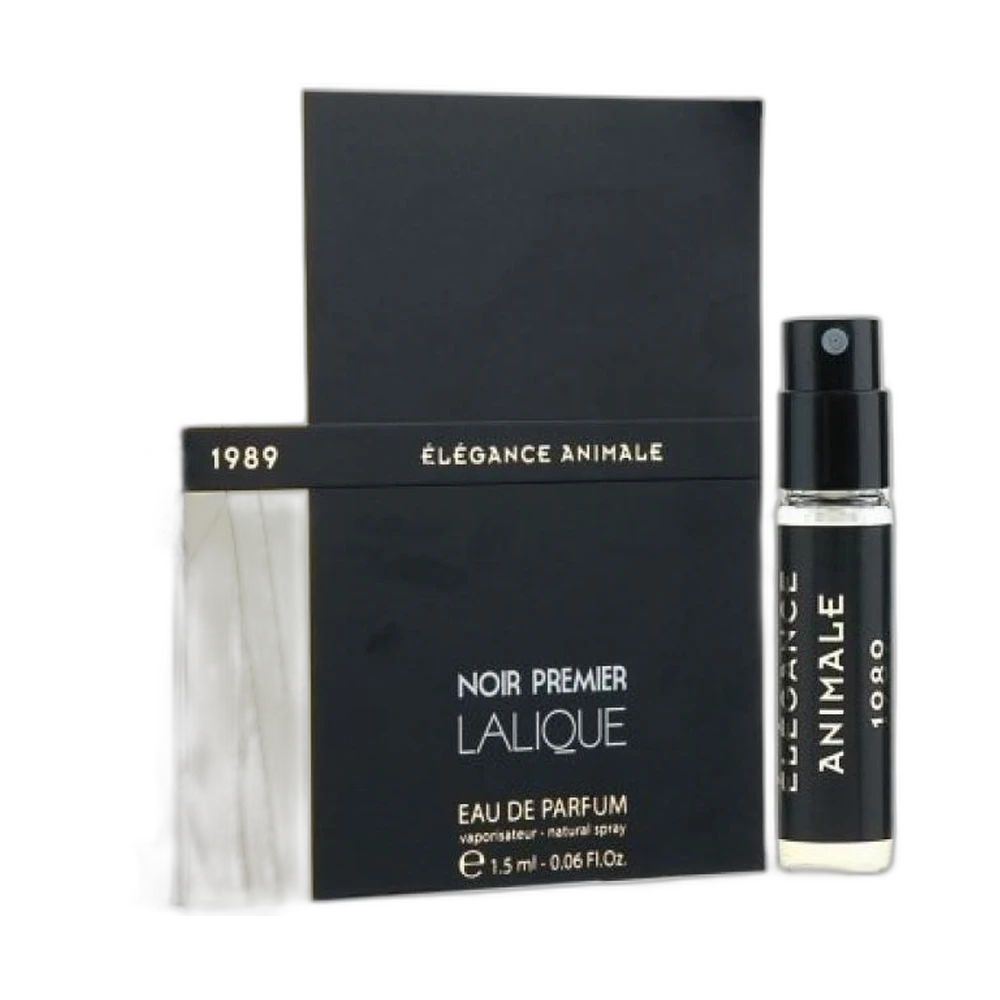 LALIQUE NOIR PREMIER ELEGANCE ANIMALE 1989 edp 1.5ml пробник