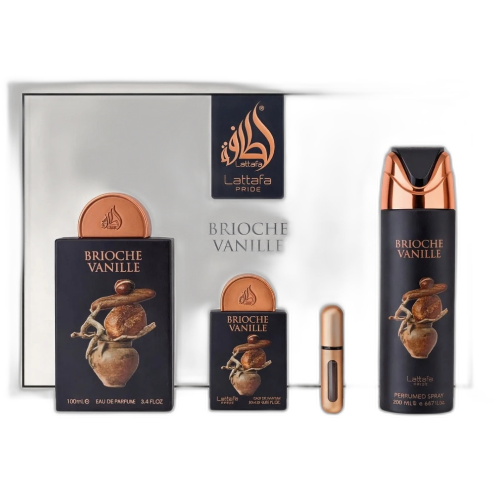 LATTAFA BRIOCHE VANILLE 100ml + 20ml + 200ml дезодорант
