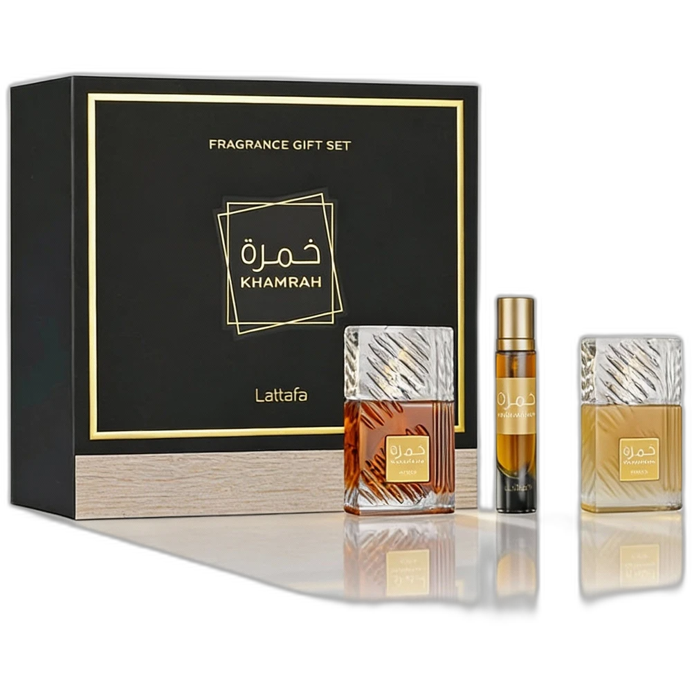 LATTAFA KHAMRAH 100ml + 12ml + 50ml hair mist