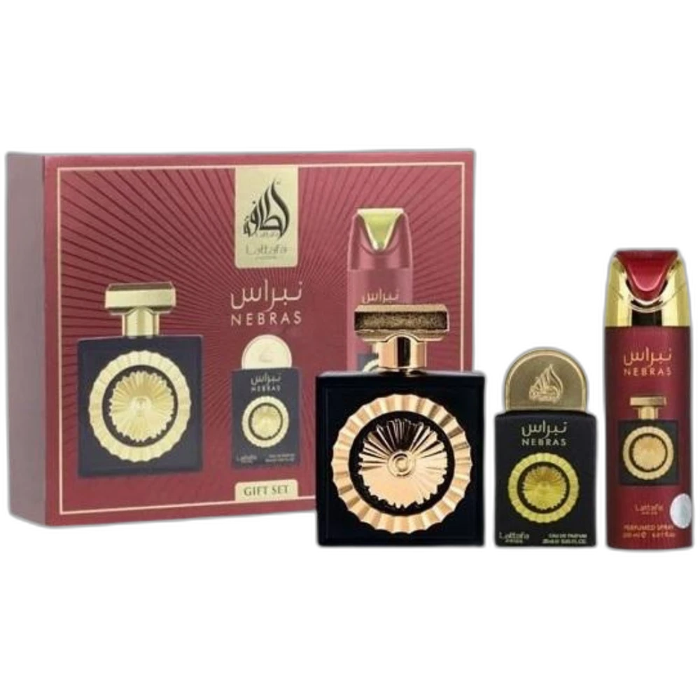 LATTAFA NEBRAS 100ml + 20ml + 200ml дезодорант