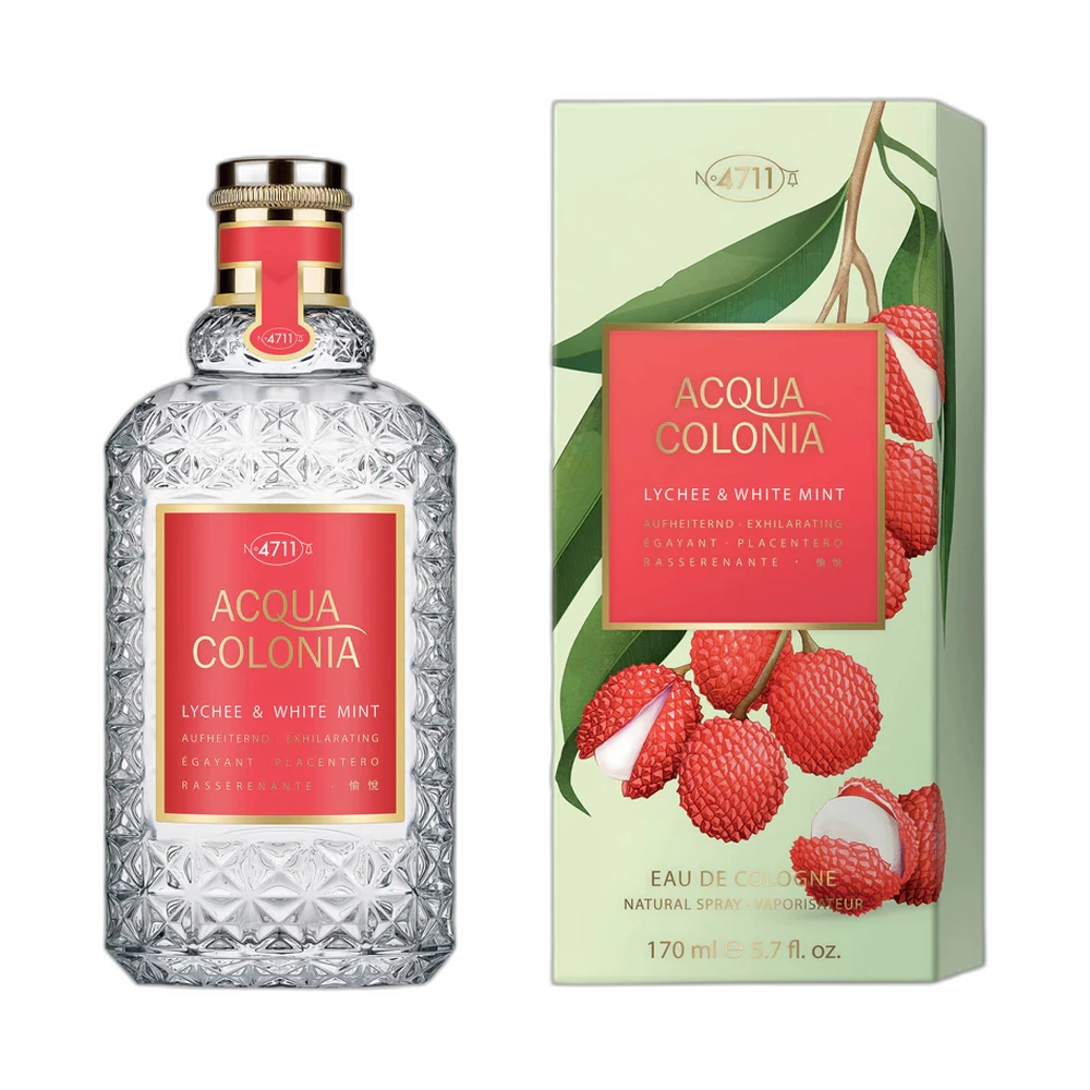 MAURER & WIRTZ 4711 ACQUA COLONIA LYCHEE & WHITE MINT edc 170ml