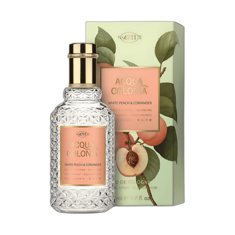 MAURER & WIRTZ 4711 ACQUA COLONIA WHITE PEACH & CORIANDER edc 100ml
