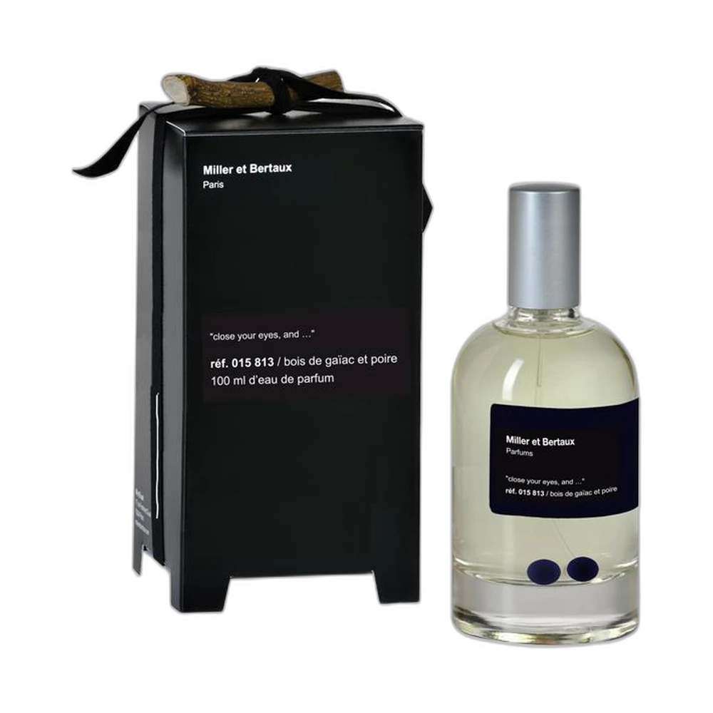 MILLER ET BERTAUX CLOSE YOUR EYES AND BOIS DE GAIAC ET POIRE edp (w) 100ml