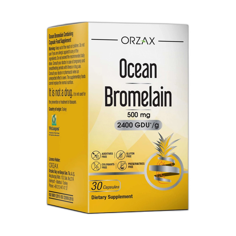 ORZAX OCEAN BROMELAIN 30 капсул