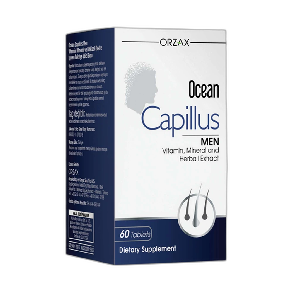 ORZAX OCEAN CAPILLUS MEN 60 таблеток