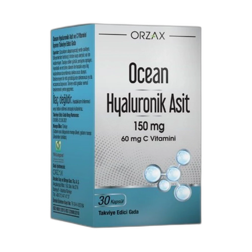 ORZAX OCEAN HYALURONIC ACID 150 мг 30 капсул