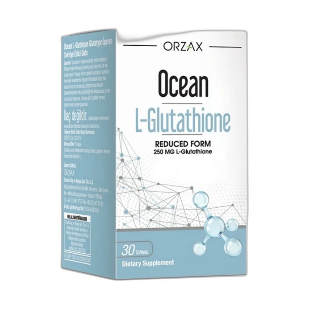 ORZAX OCEAN L-GLUTATHIONE 30 таблеток